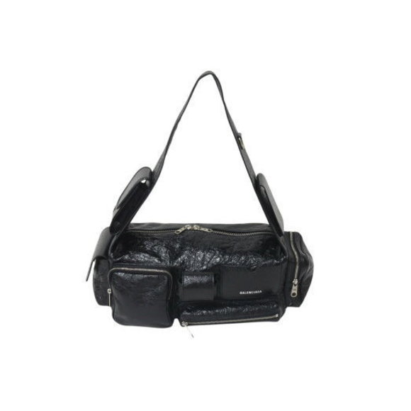 Balenciaga Super Busy Sling Bag Arena lambskin black - Picture 1 of 9
